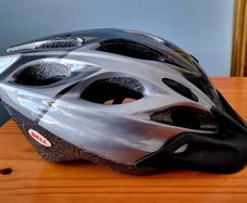 Bike Helmet 54 to 61 cm head, color for man, 1 month old.