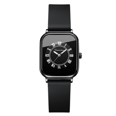 Women's Casual Waterproof Quartz Watch with Silicone Strap