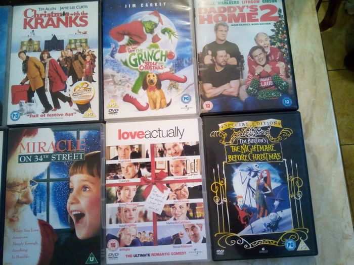 Christmas DVD movie collection Polar Express, Elf, Muppets, Disney, Christmas Carol, Santa Clause etc