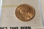 Gold coin 20 fr MS-63
