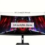 Brand New Xiaomi 34 Inch Curved Gaming Monitor Image 4