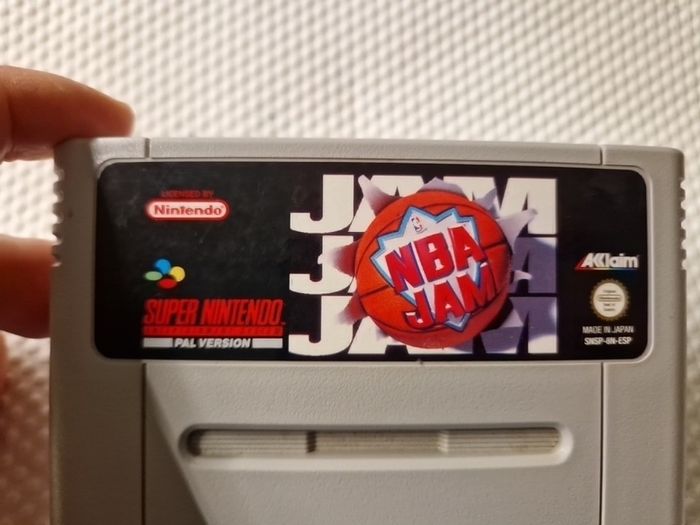 NBA Jam Super Nintendo Snes Arcade Retro Games Original