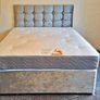 Brand New Stylish single Divan Beds.. Multiple Options Of Headboards. Tufted Memory Foam Mattresses Available. Drawers Storage Available Image 2