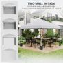 Pop Up Gazebo 3 x 3 (M) with 2 Sidewalls, Leg Weight Bags Image 3