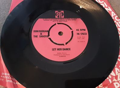 irish pressed single,  don duggan  & the savoys