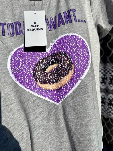 Reversible Sequin T-Shirt - Doughnut  Age 11-12 Years (152cm) BNWT