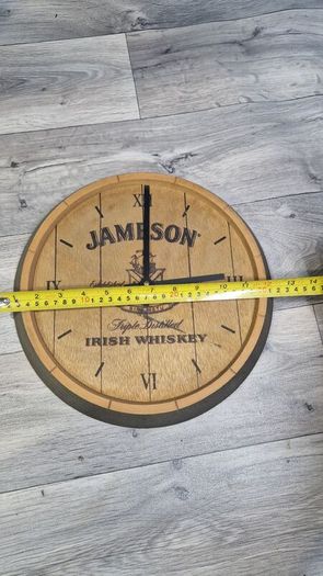 Jameson Irish Whiskey Large Wall Clock