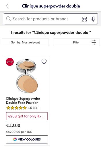 Clinique Superpowder Double Face Powder BNIB 07 Matte Neutral