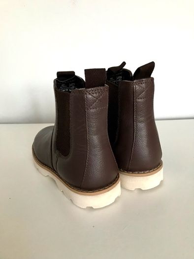 M&S unisex leather Chelsea boots 13 uk/ 32eur