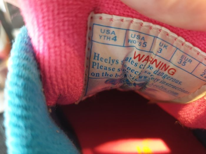 Heelies size 3(35) very good condition