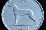 Ireland - 1946 - 6 Pence - Wolfhound - KM.13a - [2062]