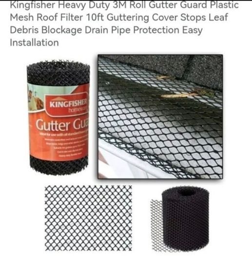 Three Gutter Guards (3m by 16cm)