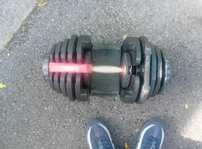 1 adjustable dumbells