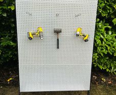 Extra Large Garage Tools Tidy Pegboard Steel Unit / Shop Display