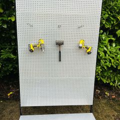 Extra Large Garage Tools Tidy Pegboard Steel Unit / Shop Display