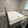 Brand New Framed Beds With Optional Gaslift Ottoman Storage,&  Tufted Sprung Memory Foam Mattresses Instock Image 6