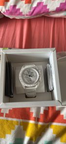Swatch omegas snoopy full white