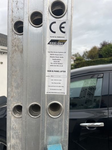 easi-dec extendable ladder with legs