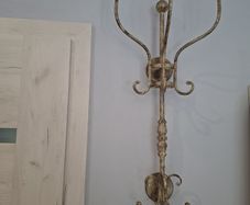 Vintage Wall Mounted Coat Rack, Antique Style Hooks