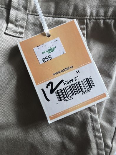 Ladies cream golf trousers BNWT