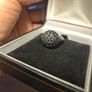 Vintage Black Multi Crystal Ring Image 6