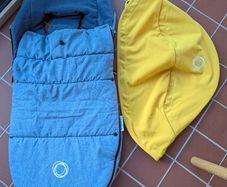bugaboo footmuff and Bee5 canopy