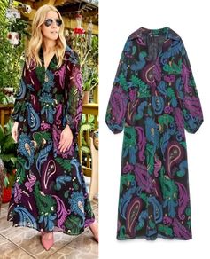 Zara printed dress
