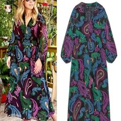 Zara printed dress