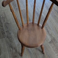 2 solid childs chairs