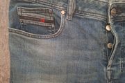 Diesel Zatiny Men's Bootcut Jeans W36 L32 Mid Blue Wash Denim Classic Fit