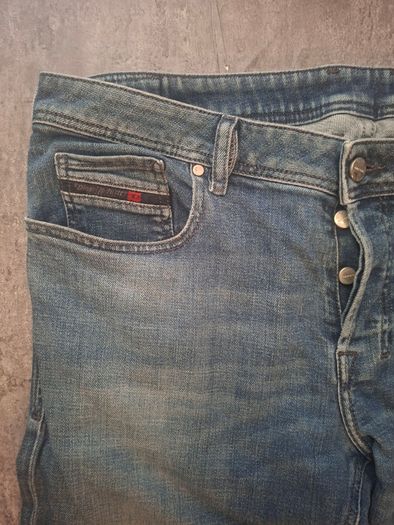 Diesel Zatiny Men's Bootcut Jeans W36 L32 Mid Blue Wash Denim Classic Fit