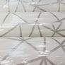 NEW ( 2 rolls) Embossed Glitter Geometrical Lines Wallpaper Image 3
