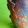 Michael Kennedy Sligo Studio Pottery Vase , Irish Ceramic Art, Ram Horn Handles Image 8