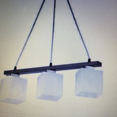 Three light over island fitting