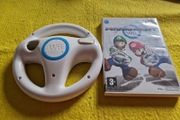Mario Kart and Wheel Nintendo Wii Games Original