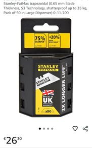 Stanley FatMax 50 Piece Utility Blade Dispenser