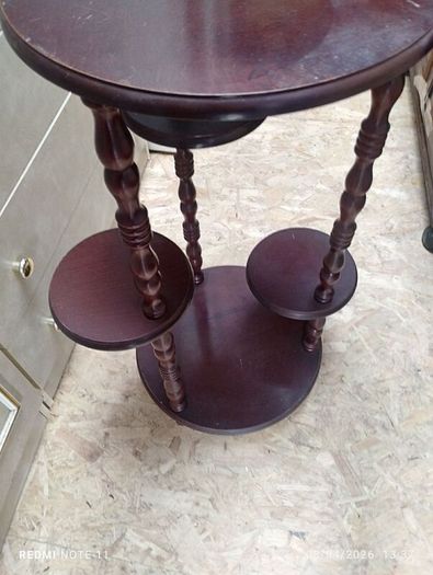 vintage mahogany plant stands