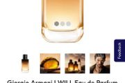 ARMANI I WILL 100ml parfum for him / latest release
