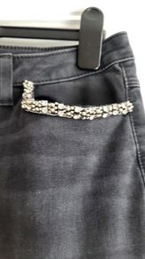 M&S black mix soft stretchy skinny jeggings Sz 16UK