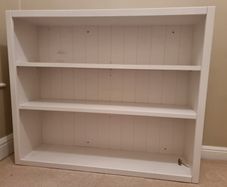 Wall mounted shelving unit