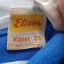 Vintage 1970's Blue Mini Skirt Image 3