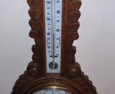 Large Victorian Banjo Barometer