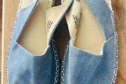 Women's espradilles style denim sandals VGC
