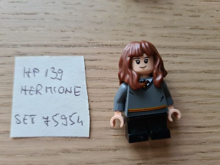 lego hermione granger hp139, set 75954, 75956