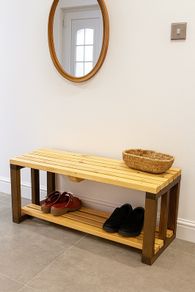 wooden bench