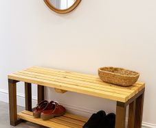 wooden bench