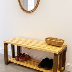 wooden bench
