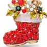 Christmas Stocking Brooch Image 2