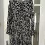 Ladies black and cream dress. Size 12 Image 2
