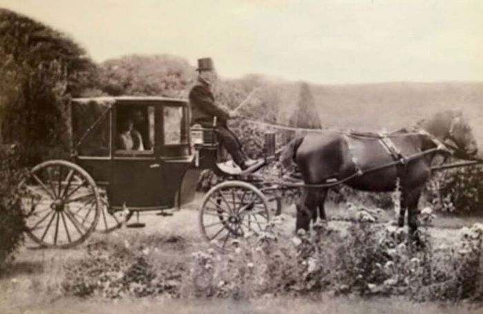 1903 Burlington Landaulette horse drawn carriage